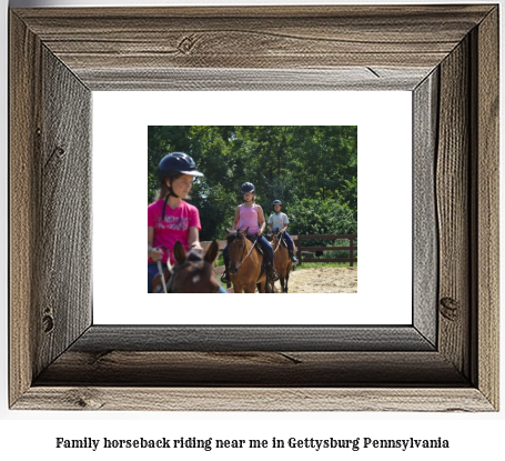 family horseback riding near me in Gettysburg, Pennsylvania